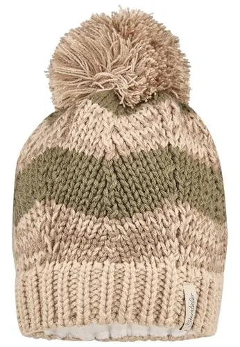 Sterntaler Jungen Bommelmütze Melange Beanie-Mütze, Braun, 51 EU