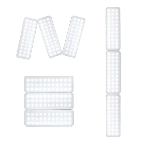 Naturehike Campinglampe Outdoor Lampe 2000lm, Ip54 Wasserdichtes Faltbares FüLllicht-Zeltlicht Mit Eingebautem 1000 Mah-Akku, Umwandelbares Campinglicht 198 LED-Perlen