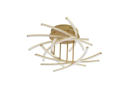 Lindby LED Deckenleuchte Flakira dimmbar in Bronze in bronze von Lindby