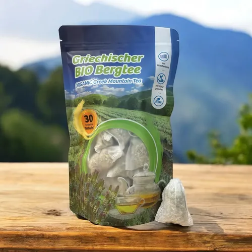 Oligri Griechischer BIO Bergtee - Sideritis Scardica - Bergtee 30 Teebeutel