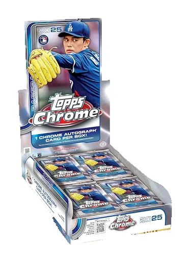 Topps 2025 Chrome Baseball Hobby Box
