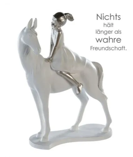 Casablanca Figur Skulptur Girl on Horse 25 cm von Casablanca