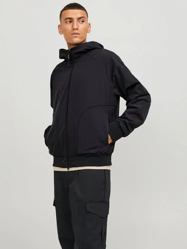JACK & JONES Male Bomberjacke mit Reißverschluss - Funktionsjacke aus 50% recyceltem Polyester, ideal für umweltbewusste Mode. Perfekt für stilvolle Freizeitlooks und bietet Komfort bei jedem Wetter.
