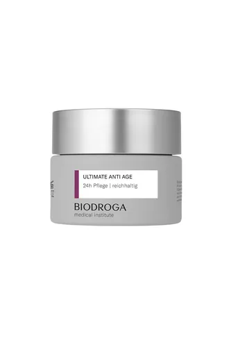 BIODROGA Medical Institute ULTIMATE ANTI AGE 24h Pflege reichhaltig 50 ml - Gesichtsreiniger mit innovativem Wirkkomplex aus Bio Peptiden und Oligo-Hyaluronsäure für straffere Haut, reduzierte Fältchen und einen strahlenden Teint.