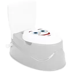 Musikalisches Töpfchen für Kinder ab 18 Monate - Praktische Kindertoilette mit herausnehmbarem Innenbehälter und integriertem Toilettenpapierhalter. Belohnende Musik bei erfolgreichem Toilettengang – ideal für stressfreies Toilettentraining.