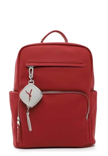 SURI FREY Suri Sports Cody Backpack M Wine - Damen-Rucksackhandtaschen, perfekt für Uni und Büro, bietet Platz für Laptop und wichtige Utensilien, stylisches Design und praktische Innenorganisation.