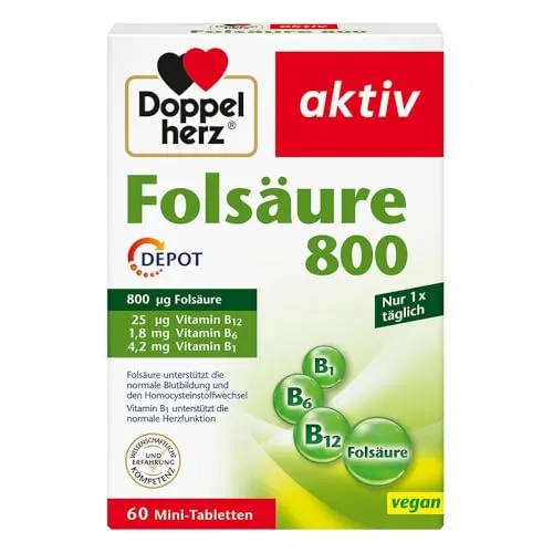 Doppelherz Folsäure 800 Depot 60 ST