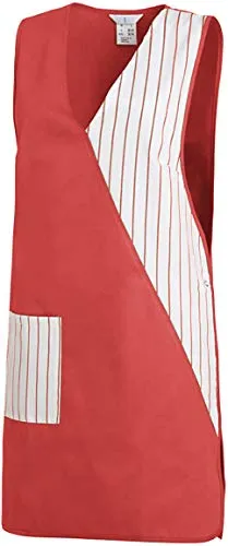 Überwurfschürze Damen rot 08/596/02, Größe II in rot von Leiber