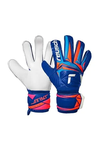 Reusch Torwarthandschuhe Herren – Robuster Grip & Stabile Passform - Diese Torwarthandschuhe bieten maximalen Grip auf Kunstrasen und Naturrasen. Ideal für ambitionierte Hobbykeeper, die Wert auf Langlebigkeit und Komfort legen. Perfekte Passform durch elastischen Bund und sicheren Verschluss.