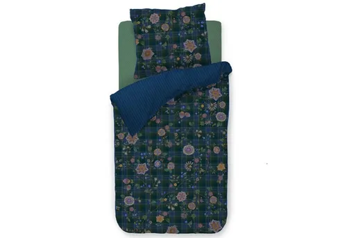 PiP Studio Bettwäsche Flores Felices in blau von Pip Studio