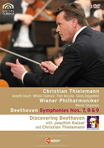 BEETHOVEN Sinfonien 7, 8 & 9 mit Christian THIELEMANN - Erleben Sie die Meisterwerke Beethovens auf 3 DVDs, inklusive über 170 Minuten Dokumentation mit Joachim Kaiser – ein Muss für jeden Musikliebhaber!