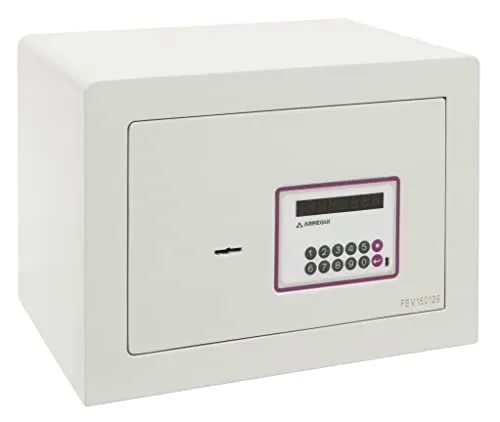 ARREGUI Forma Evolution 150020 Möbeltresor mit Zahlenschloss + Schlüssel - Sicherheits-Tresor für Gewerbe und Zuhause, 2-Faktor-Sicherheitsschloss mit Elektronik und Schlüssel, doppelwandige Bohrschutzfront für maximalen Schutz.