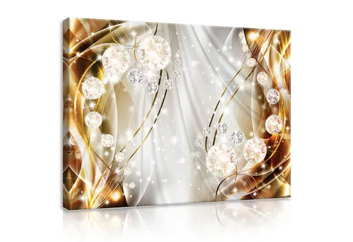 Poster & Bildende Kunst Gold von Wallarena