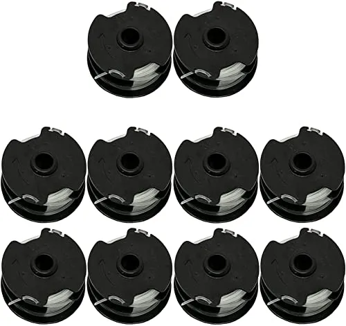 DUOJIN 10 Stück Ersatzspulen für Parkside PRTA 20-Li C3 Akku-Freischneider IAN351753