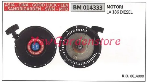 Inbetriebnahme China Motor Rasenmäher Die 186 Diesel 014333