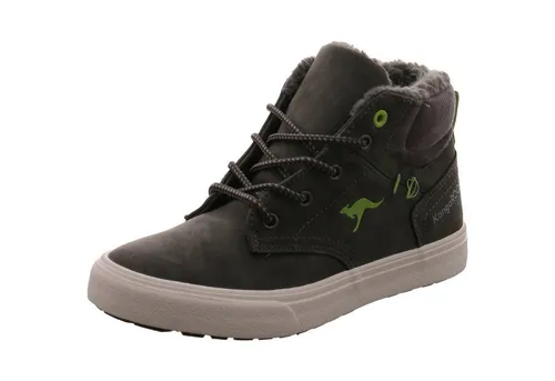 KangaROOS Unisex Kinder Kavu X Sneaker - Steel Grey Lime, 32 EU - Sneaker für Kinder mit stylischem Design, ideal für den Alltag und Freizeitaktivitäten. Bequem und leicht für unbeschwertes Spielen.