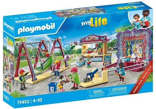 PLAYMOBIL MyLife 71452 Freizeitpark - Hochwertiges Spielfiguren-Set für Kinder ab 4 Jahren, robust und leicht zu reinigen!