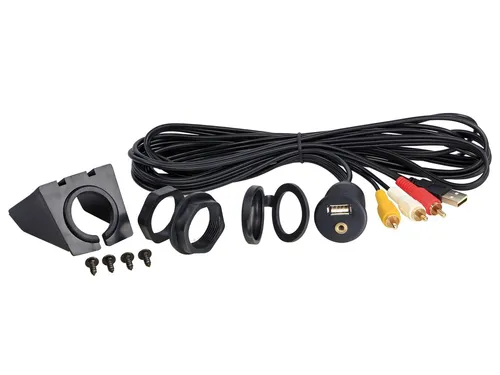 Universal USB/AUX Einbau Buchse 3,5mm Klinkenstecker + USB von acv