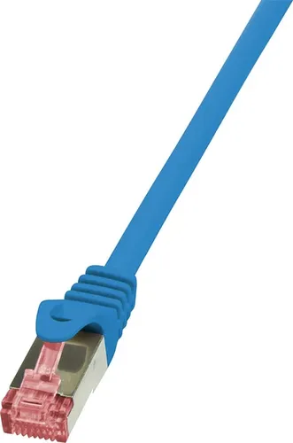 LogiLink CAT6 S/FTP Patchkabel AWG27 PIMF blau 0,50m