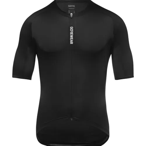 GOREWEAR SPINSHIFT Trikot Herren Schwarz M - Hochwertiges Kurzarm-Trikot für Herren, ideal für Straßen- und Off-Road-Fahrten. Mit atmungsaktiven Materialien, reflektierenden Details und praktischen Rückentaschen für maximalen Komfort.