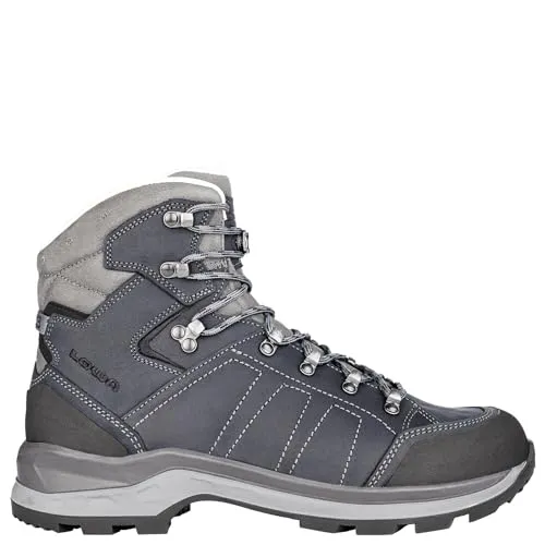LOWA Trekker LL Stiefel in Navy/Schwarz (Größe 41.5) - Hochwertige Wanderschuhe aus Velours-, Nubukleder und Textil, ideal für anspruchsvolle Trails und Outdoor-Abenteuer.