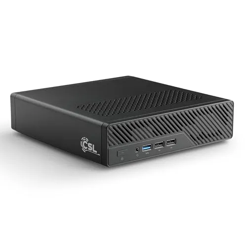 Mini PC CSL TitanBox Windows 11 Home, Intel Core i9-12900H, 14 Kerne (6+8), 6X 5000 MHz Turbotakt, 1000 GB M.2 SSD, 8 GB DDR5-RAM, Intel Iris Xe Grafik, HDMI 2, USB 4, Thunderbolt 4, BT 5.2, AX WLAN