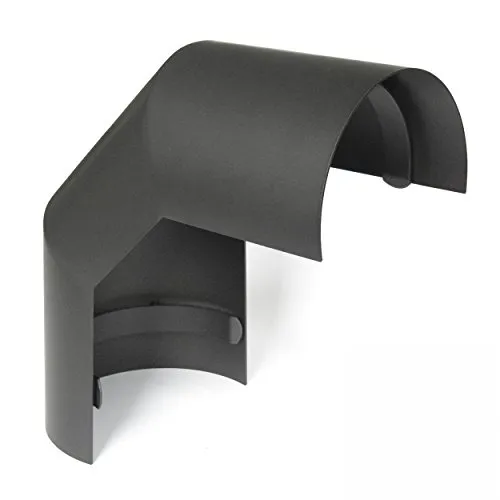 raik SH095-120-gg Rauchrohrbogen 120mm - Thermoschild 90° gussgrau - Hochwertiger Rauchrohrbogen für Ofenrohre, ideal für effiziente Wärmeleitung. Robuste gussgraue Farbe, perfekt für eine langlebige Nutzung im Heizbereich.