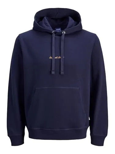 Jack & Jones Kapuzensweatshirt JORNORREBRO EMB SWEAT HOOD NOOS - Hoodie für Herren mit Kängurutasche und weicher Baumwollmischung, ideal für Freizeit und sportliche Anlässe, sorgt für hohen Tragekomfort und Wärme.