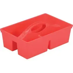 McPlus Mehrzweck Tragekasten Kunststoff rot 38cm - Schraubendreher und Werkzeugaufbewahrung, besonders robust und ideal für die Ordnung in Werkstatt und Haushalt.