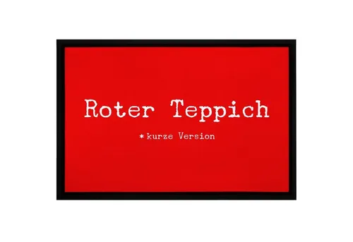 MoonWorks Rutschfeste Fußmatte in weiß von MoonWorks