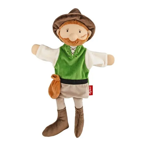 sigikid 43347 - Handspielpuppe Räuber, 34 cm - Puppen, fördert Kreativität und Sprachentwicklung. Diese liebevoll gestaltete Handspielpuppe ist perfekt für Theater- und Rollenspiele und eignet sich auch hervorragend als Kuschelpuppe.