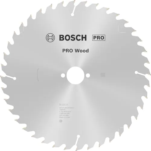Bosch PRO Wood Kreissägeblatt 254x2,8x30mm - Hochwertiges Kreissägeblatt für präzise Holzschnittarbeiten, ideal für Schreiner und Holzarbeiter
