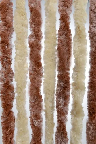 Defactoshop Insektenschutz-Vorhang Flauschvorhang Türvorhang 100x210cm Chenille Fliegenschutz, 100x210cm