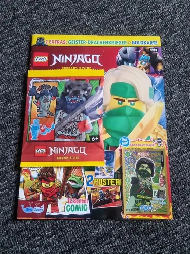 LEGO® Ninjago Sammelmagazin Nr. 131 mit Comic Poster Rätsel & Minifigur LE Karte