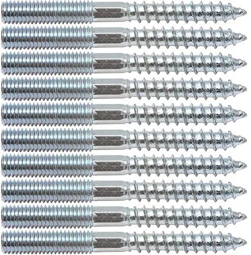 HKB® Stockschrauben M 4 x 40 mm, Stahl verzinkt, 10 Stück