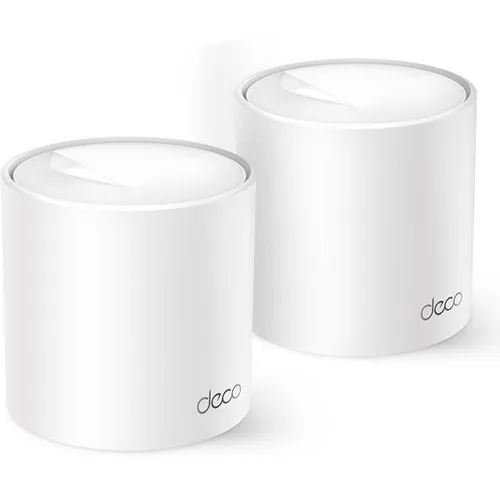 TP-LINK Deco X10 2er-Pack Mesh-Netzwerk - Router mit Wi-Fi 6 Technologie für flächendeckendes, ultraschnelles WLAN und verbesserte Leistung bei mehreren Geräten. Ideal für ein zukunftssicheres Heimnetzwerk.