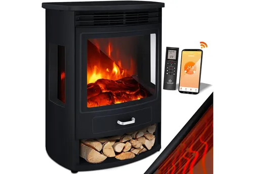 KESSER® Prio Elektrokamin mit Heizung
