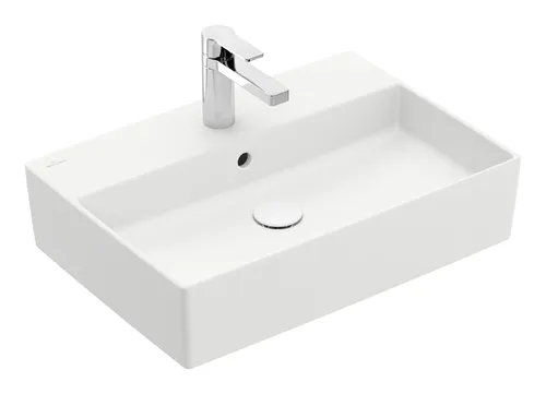 Villeroy & Boch Memento 2.0 Aufsatzwaschbecken - Stone White mit CeramicPlus - Waschtische in eleganter Stone White Optik, mit CeramicPlus für eine pflegeleichte Oberfläche und zeitloses Design.
