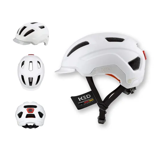 KED Erwachsenenhelm Pedalon M White Matt