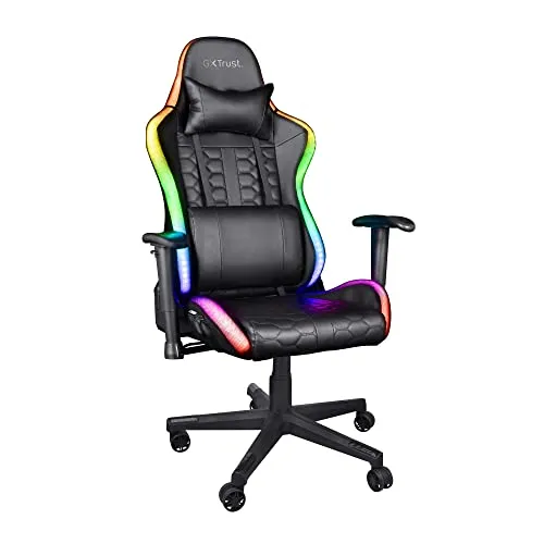 Trust GXT 716 Rizza Gaming-Stuhl mit RGB LED-Beleuchtung