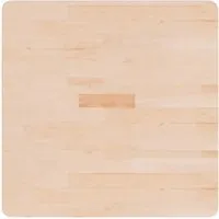vidaXL Quadratische Tischplatte aus massivem Eichenholz 70x70cm - Gastrotischplatte aus unbehandeltem Eichenholz, ideal zur individuellen Gestaltung und für rustikales Ambiente in Restaurants oder Zuhause.