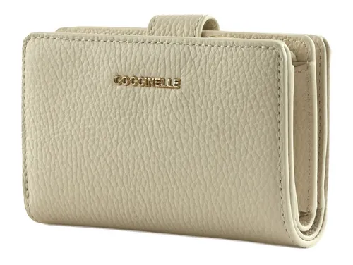 COCCINELLE Geldbörse Mini Wallet Grained Leather, aus echtem Rindsleder