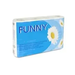 Funny AG-068 Küchenrolle - 3-lagig, 50 Blatt pro Rolle - Haushaltsrollen, Folien & Papier - besonders saugstark durch 3 Lagen 100 % Zellstoff für optimale Aufnahmefähigkeit, ideal für den täglichen Gebrauch