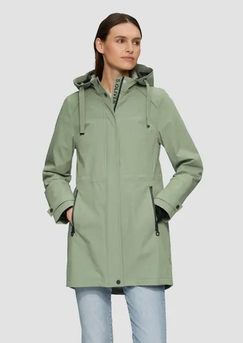 s.Oliver Funktionsjacke Outdoor-Jacke Wasserabweisende Jacke mit Kapuze