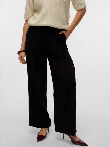 Vero Moda AWPURE Hohe Taille Hose - Damen-Hosen aus 90% LENZING ECOVERO Viscose für nachhaltigen Komfort und stylischen Look.