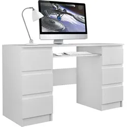 Kuba Schreibtisch KUBA WHITE