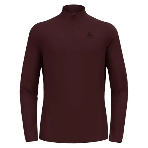 Odlo Fleecepullover Herren Essential Light I Midlayer - Skipullis und Hoodies für Männer, atmungsaktiv und wärmend mit recyceltem Stretch-Fleece für optimale Bewegungsfreiheit bei Outdoor-Aktivitäten.