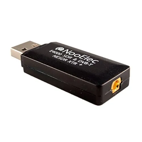 NooElec NESDR XTR Kleiner USB-Stick, RTL-SDR und DVB-T, mit RTL2832U und E4000, Teleskopantenne und Fernbedienung