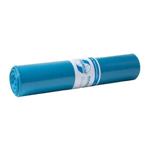 PREMIUM Abfallsack 120 l, 45 my, blau 700 x 1100 mm, LDPE 1 Rolle = 25 Stück