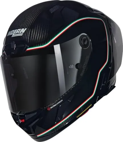 Nolan X-804 RS Ultra Carbon Integralhelm in grün von Nolan